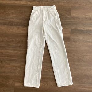 Cotton On white carpenter pants